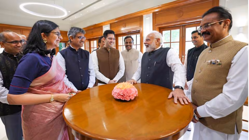 Modi meets Rajya Sabha MPs over breakfast, asks them to stay away from lobbyists