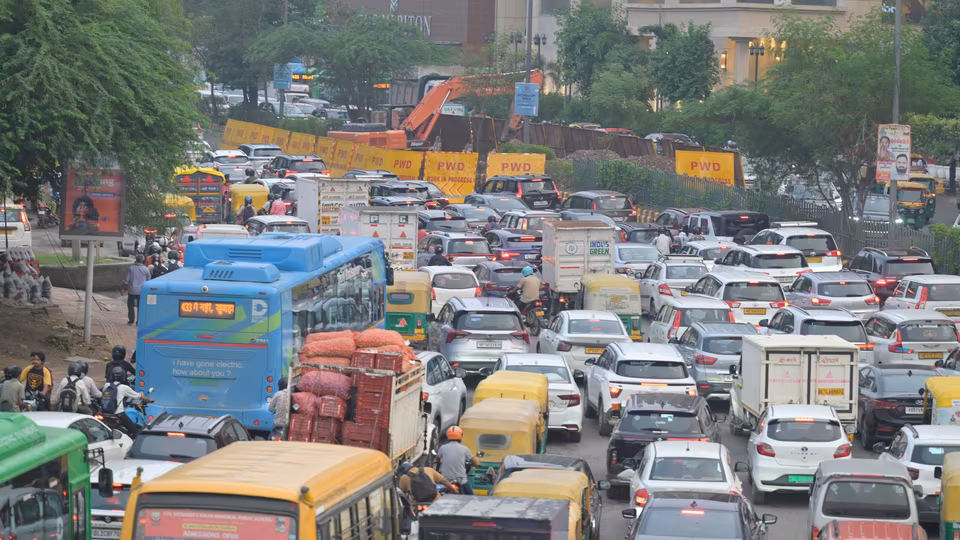 Traffic at a standstill again as rain hobbles Delhi civic infra